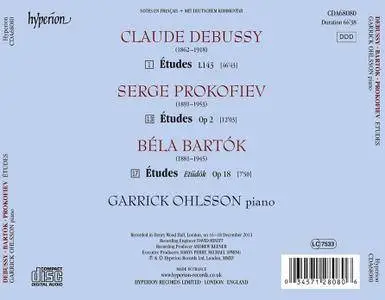 Garrick Ohlsson - Etudes: Debussy, Bartok, Prokofiev (2015)