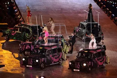 The Spice Girls during the Closing Ceremony at the 2012 Summer Olympics August 12, 2012