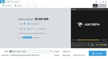 AnyMP4 DVD Converter 7.2.12 Multilingual + Portable