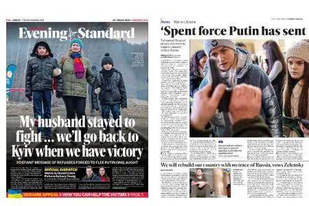 London Evening Standard – March 08, 2022