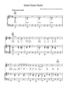 Girls girls girls - Elvis Presley (Piano-Vocal-Guitar (Piano Accompaniment))