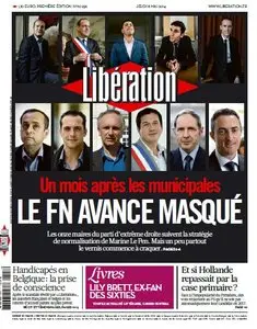 Liberation - Jeudi 08 Mai 2014