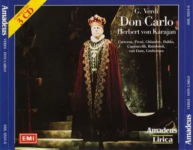 Verdi: Don Carlo - Carreras, Freni, Ghiaurov [Karajan] [3 CD]
