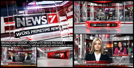 Broadcast Design - Complete News Package 7 - Project for After Effects (VideoHive)