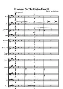 BeethovenLv - Symphony No. 7 in A Major (1st Movement: Poco sostenuto - Vivace)