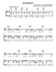 Rainbow - Kacey Musgraves (Piano-Vocal-Guitar)