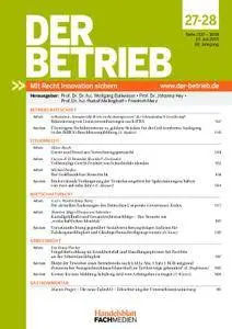 Der Betrieb - 10. Juli 2015