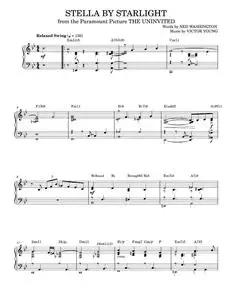 Stella By Starlight [Jazz version] (arr. Brent Edstrom) - Ray Charles (Piano Solo)