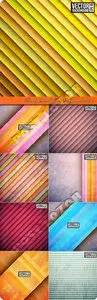 Trendy textured abstract background vector 3