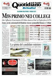 Quotidiano di Puglia Brindisi - 5 Marzo 2018