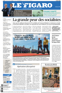 Le Figaro du Lundi 25 Avril 2016