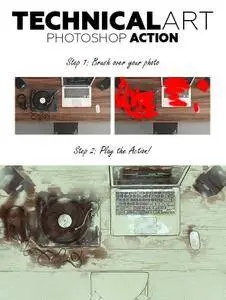 GraphicRiver - TechnicalArt Photoshop Action