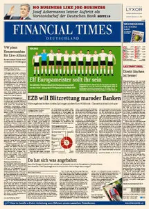 Financial Times Deutschland vom 1 Juni 2012