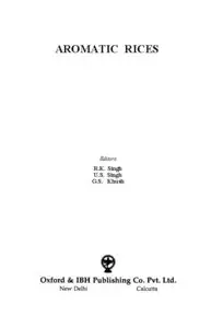 Aromatic Rices, R.K.Singh, U.S.Singh, G.S.Khush
