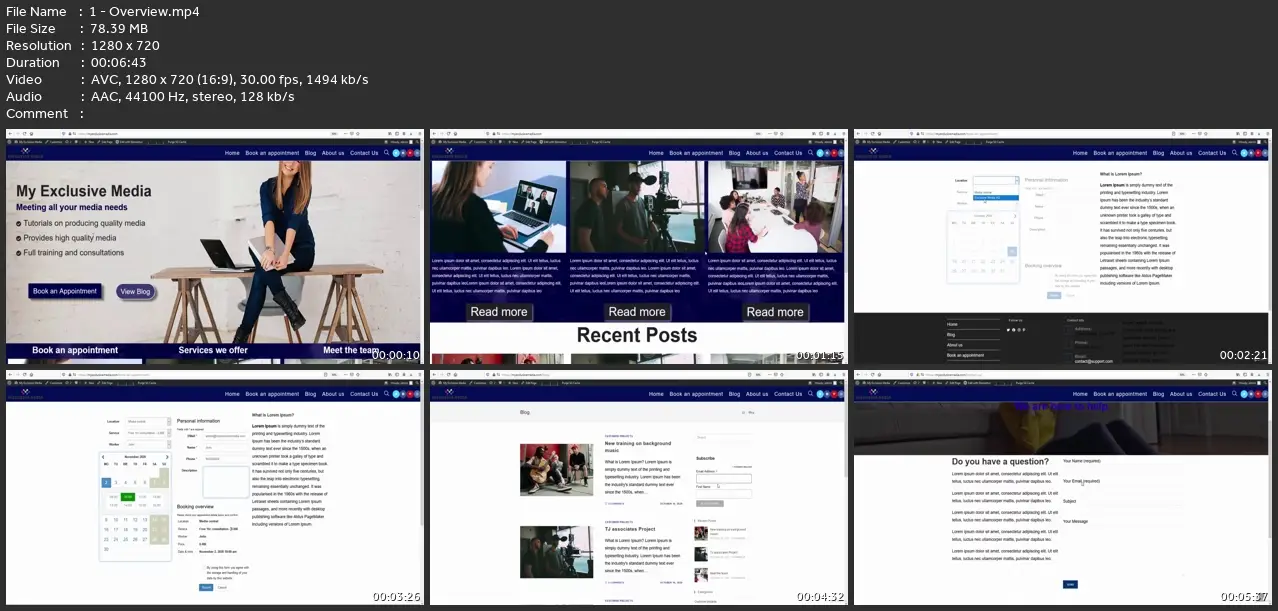 Build A Wordpress Business Website With Appointments Booking