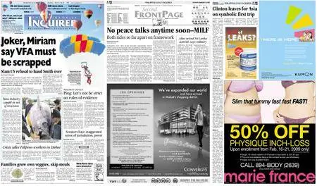 Philippine Daily Inquirer – February 16, 2009