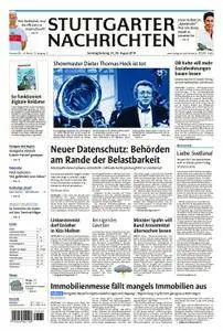 Stuttgarter Nachrichten Stadtausgabe (Lokalteil Stuttgart Innenstadt) - 25. August 2018
