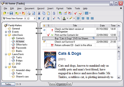 WinOrganizer 4.4 Build 1900 Multilanguage