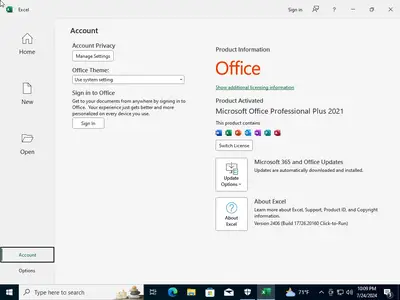 Windows 10 Pro 22H2 build 19045.4651 With Office 2021 Pro Plus (x64) Multilingual Preactivated July 2024