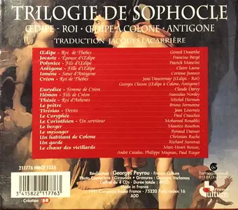 Collectif, "Trilogie de Sophocle - Oedipe-Roi, Oedipe à Colone, Antigone"