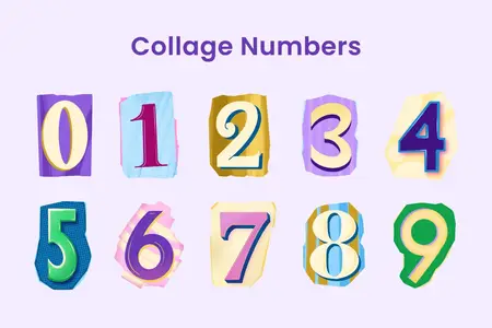 EE - Collage Numbers H6VQN8H