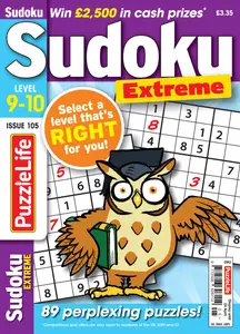 PuzzleLife Sudoku Extreme - March 2025