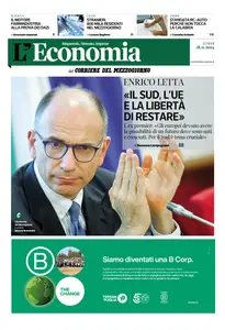 Corriere del Mezzogiorno Puglia L'Economia - 18 Novembre 2024