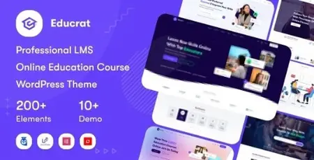 Educrat v1.0.38 - Online Course Education WordPress Theme