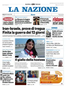 La Nazione Siena - 25 Giugno 2025