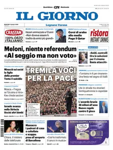 Il Giorno Legnano Varese - 3 Giugno 2025