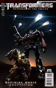 Transformers-Revenge of the Fallen Official Movie Adaptation 01 2 Covers 2009 Team