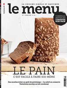 le menu Édition française N.03 2025 - Mars 2025
