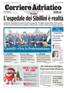 Corriere Adriatico Fermo - 15 Dicembre 2024