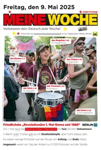 Meine Woche - 8 Mai 2025