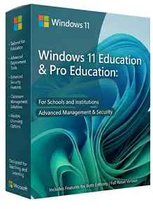 Windows 11 Education/Pro Education 25H2 Build 26200.8117 (No TPM Required) Multilingual Preactivated