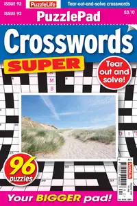 PuzzleLife PuzzlePad Crosswords Super - June 2025