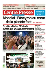 Centre Presse Aveyron - 11 Juin 2026