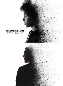 AS - Monochrome Dispersion Photo Effect Mockup 430221679