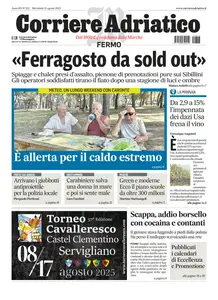 Corriere Adriatico Fermo - 13 Agosto 2025