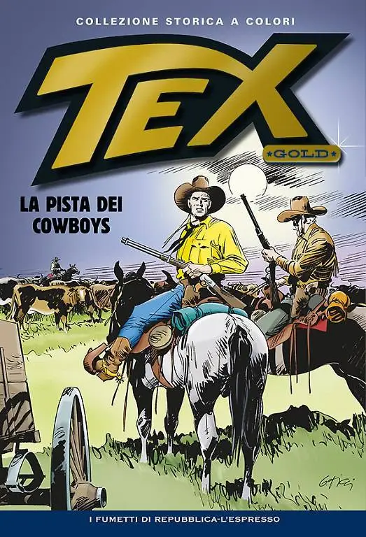 Tex Gold Collezione Storica a Colori 16 - La Pista dei Cowboys