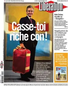 Libération du Lundi 10 Septembre 2012