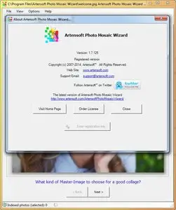 Artensoft Photo Mosaic Wizard 1.7.125 DC 16.05.2014