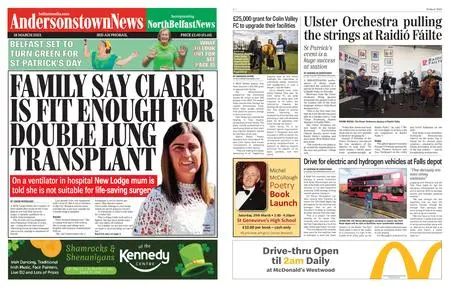 Andersonstown News – March 18, 2023