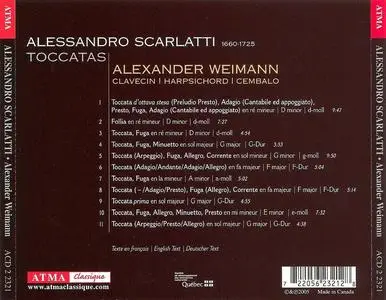 Alexander Weimann - Alessandro Scarlatti: Complete Keyboard Works, Vol.1 (2005)