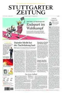 Stuttgarter Zeitung Stadtausgabe (Lokalteil Stuttgart Innenstadt) - 09. September 2017