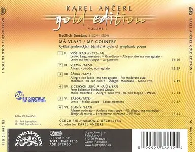 Karel Ancerl - Gold Edition: Volume I : Bedrich Smetana - My Country