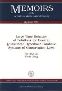 Large Time Behavior of Solutions for General Quasilinear Hyperbolic-Parabolic Systems of Conservation Laws