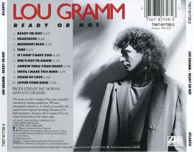 Lou Gramm - Ready Or Not (1987) [Re-Up]