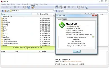 FlashFXP 5.1.0 Build 3824 + Portable