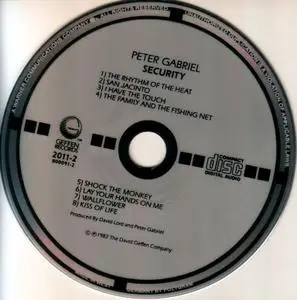 Peter Gabriel - Security (1982) {1984, Target CD}